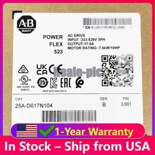 NEW Allen-Bradley 25A-D017N104 PowerFlex 523 AC Drive 480V 10HP US Free Tax