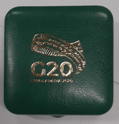 2020 Saudi Arabia Gold Plated Silver Medal G-20 Summit in OGP w