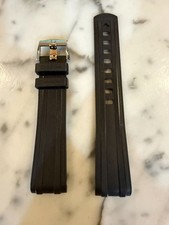 OMEGA Seamaster 300M Black Rubber Strap with pin buckle 20mm Size  M 