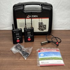 AZDEN 310UDR UHF Receiver  35BT UHF Transmitter Diversity Wireless System /Case