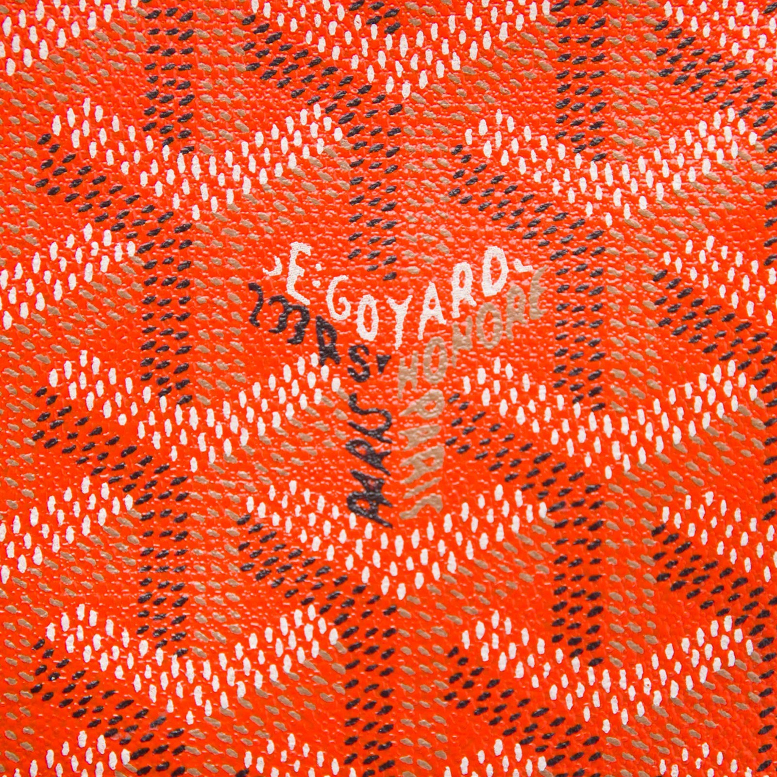 Goyard ine Marquises Tote Pre-Loved Orange image 4