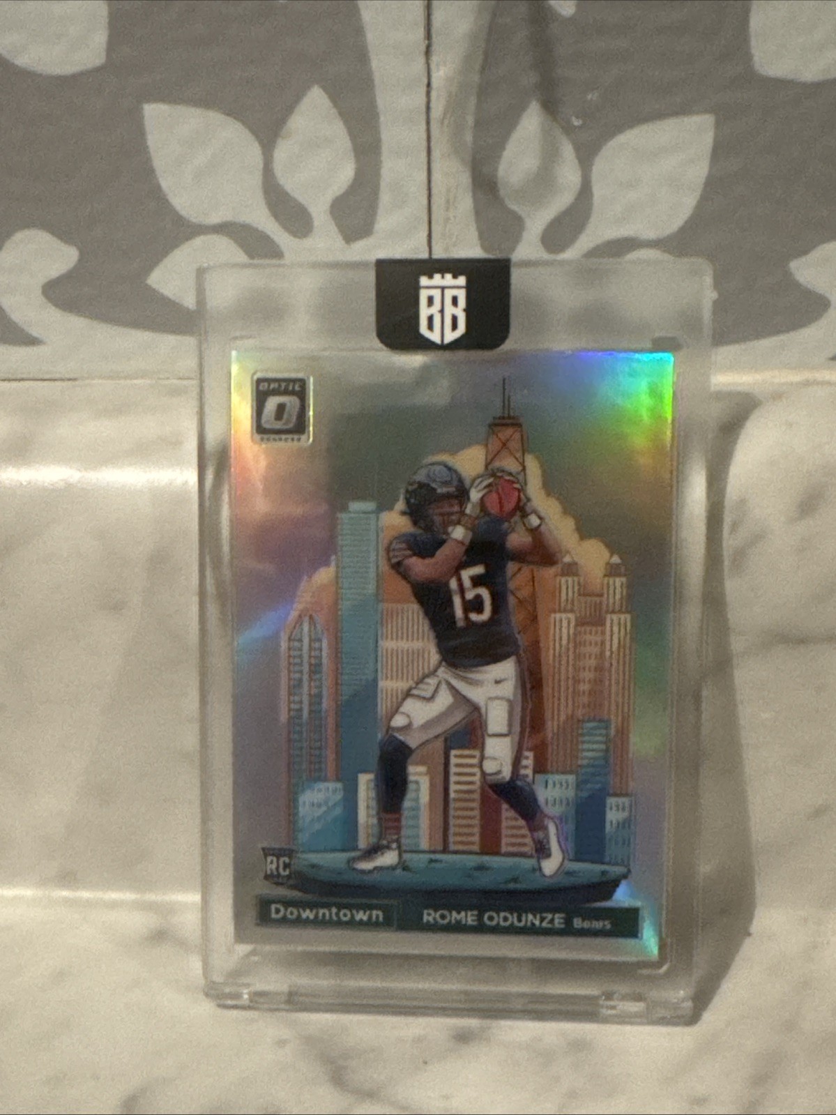 2024 Panini Donruss Optic - Downtown! Rome Odunze #15 (RC)