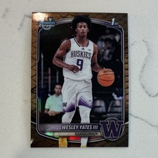 2025 Topps Chrome Bownman U Wesley Yates III #BCP-43