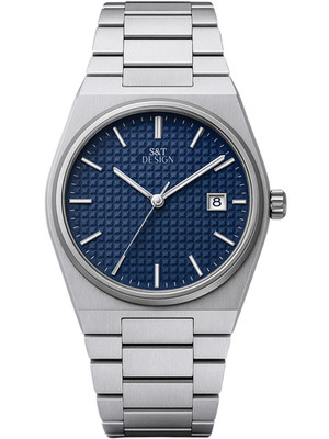 Herrenuhr Edelstahl Uhr Armbanduhr Herren Datum Wasserdicht Männer Uhr Silber