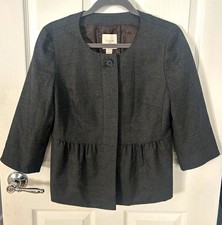Excellent condition J. Crew Pleated Peplum Suiting Jacket Style 46375 size 4