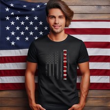 Operation Epic Fury American Flag T-Shirt