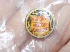 Vintage SOCONY Standard Oil Motor Oil Enamel Pin Back Sealed in Bag