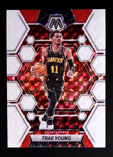 2022-23 Panini Mosaic Trae Young White Prizm #d /25