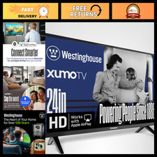 24" Smart HD TV with Voice Remote, Dolby Atmos, Bluetooth, Wi-Fi Apple AirPlay