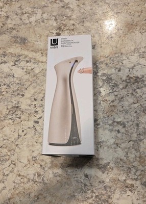 UMBRA Otto Automatic Soap Dispenser Touchless Sensor Nickel Black NEW