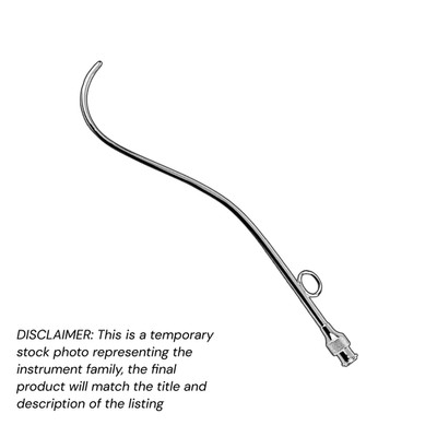 10x Van Alyea Frontal Sinus Cannulas 6.5  Strong Curve Stainless Volaris Economy