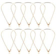 10 Pcs Earrings Making Kit Diy Kits Jewelry Supplies Beading Hoop for