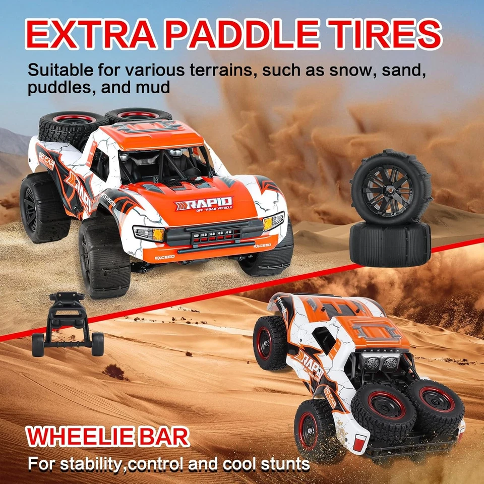 1:14 75KM/H 4WD Fernbedienung Auto Hochgeschwindigkeit Off-Road RC Monster Truck - Bild 4 von 4