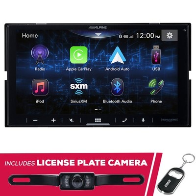 Alpine iLX-W670 7  Shallow-Chassis Multimedia w/ License Plate Camera