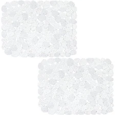 Yolife Pebble Sink Mats for Stainless Steel & Porcelain Sink, PVC Sink Saddle...