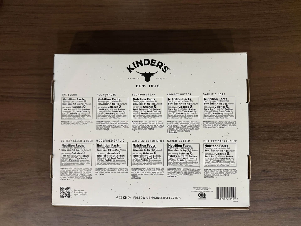 Juego de regalo condimento The Flavor Rack orgánico para niños, 12 unidades, NUEVO SELLADO Foto 2 de 2