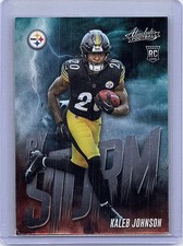 2025 Panini Absolute #8 Kaleb Johnson By Storm