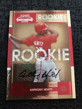 2008 Playoff Contenders #58 Anthony Hewitt Autographed Rookie Card Phillies