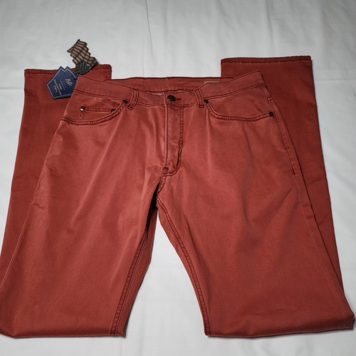 Bills Khakis 5-T4NR Classic Fit T400 Performance Twill 'Nantucket Red' NWT 32x34 - Picture 2 of 16