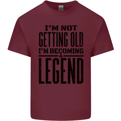 Im Non Old Im A Legend Divertente Compleanno Uomo Scollo A V Cotone T-Shirt