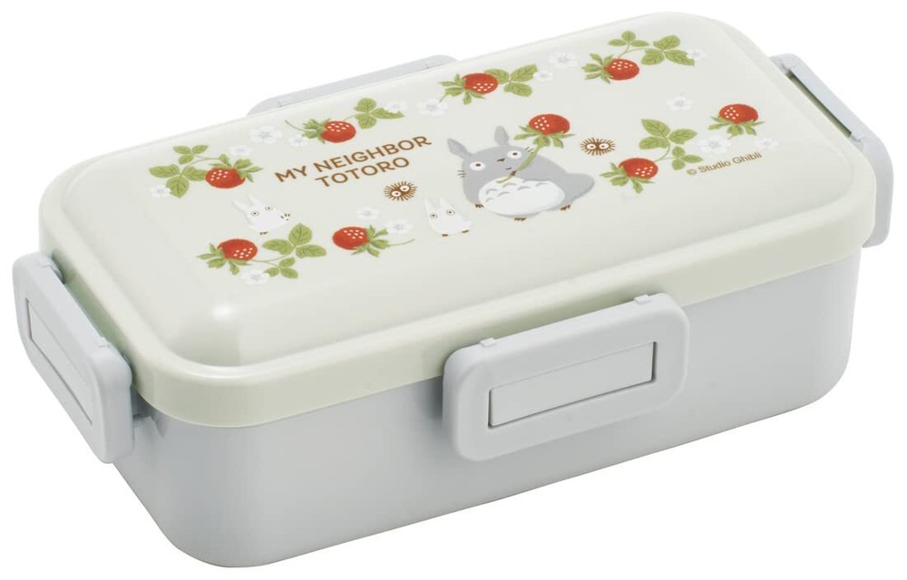 Studio Ghibli My Neighbor Totoro Skater Bento Lunch Box 530ml Antibacterial Strawberry Design