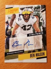 2021 Chronicles Draft Prestige Xtra Points Auto Orange #27 Ben Mason Michigan