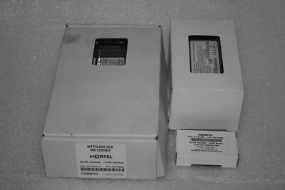 NEW - Nortel 6140 WLAN Handset NTTQ4021E6 with Charger, 2 Batteries