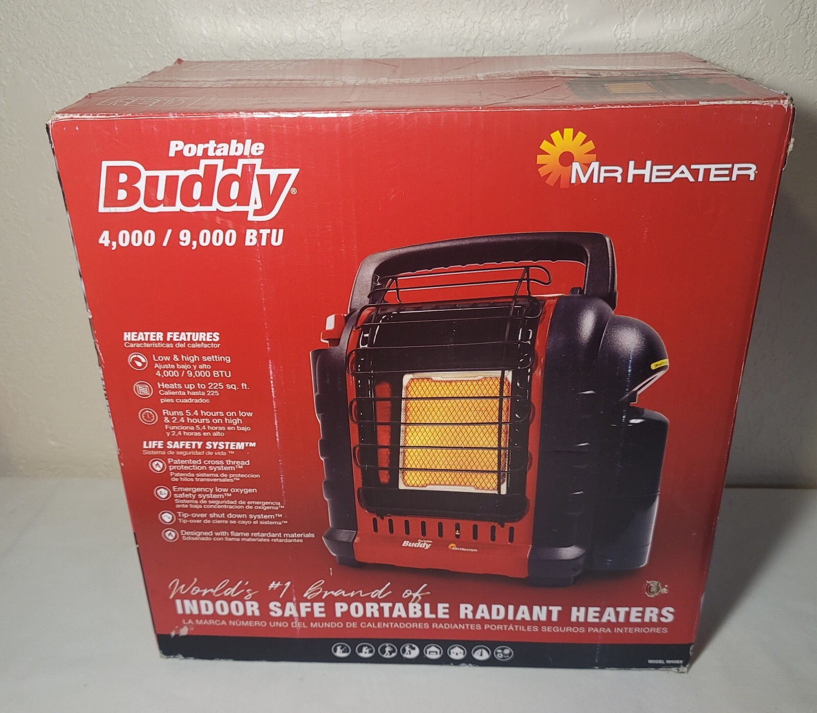 Mr. Heater Buddy 4,000-9,000-BTU Indoor-Safe Portable Propane Radiant Heater  | eBay