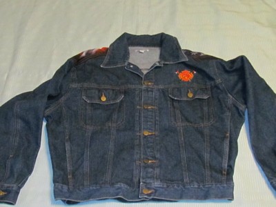 Denim Firefighter Jacket Size 