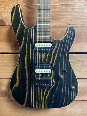 2021 Cort KX300 Etched Guitar w/ EMG Pickups - Black and Gold