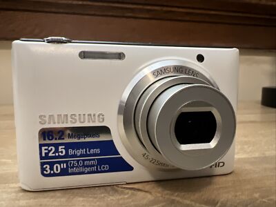 Samsung ST Series ST72 16.2MP Digital Camera - White WORKING | eBay