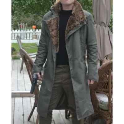 Men's Officer K Ryan Gosling 2049 Blade Runner Long Trench Cotton Coat Jacket