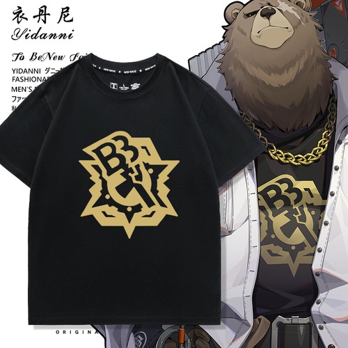 Zenless Zone Zero Ben Bigger Cosplay T-shirt Short Sleeve Unisex Men ...