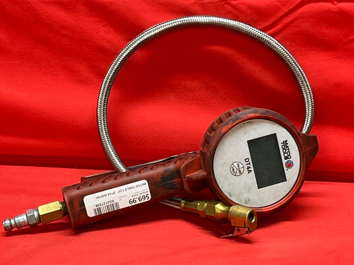 Matco Tools 3.50" DT4A Digital Tire Inflator Made in USA RED (SS2127238) eBay