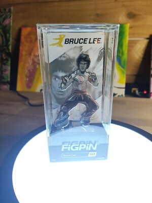 Bruce Lee 1/500 Gray Scale ECCC Emerald City Comic Con 2019 FigPin Enamel Pin