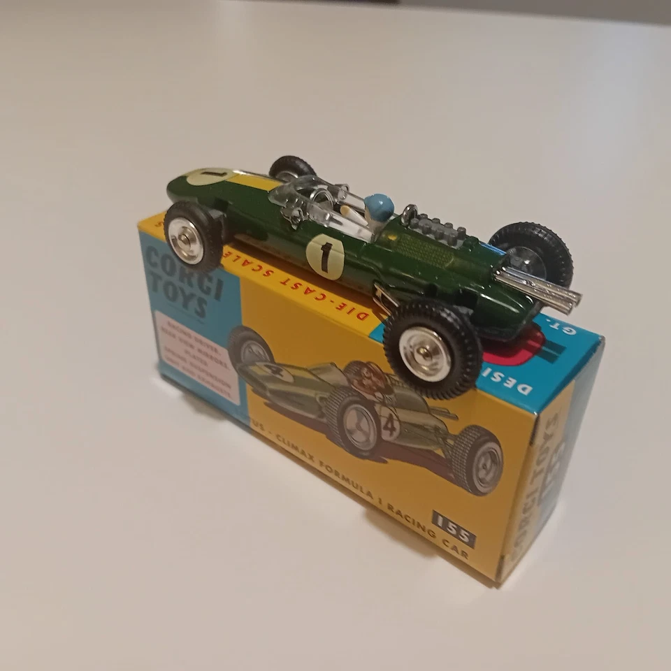 Corgi Toys No. 155, Lotus-Climax Formula 1 Racing Car, - Superb Mint Condition - Immagine 2 di 2