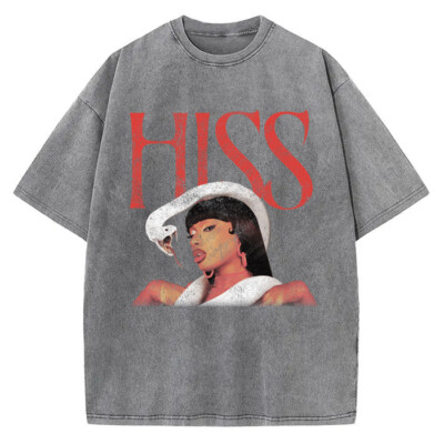 Megan Thee Stallion T-Shirt Hiss Vintage Graphics Fan Rap Concert Tee