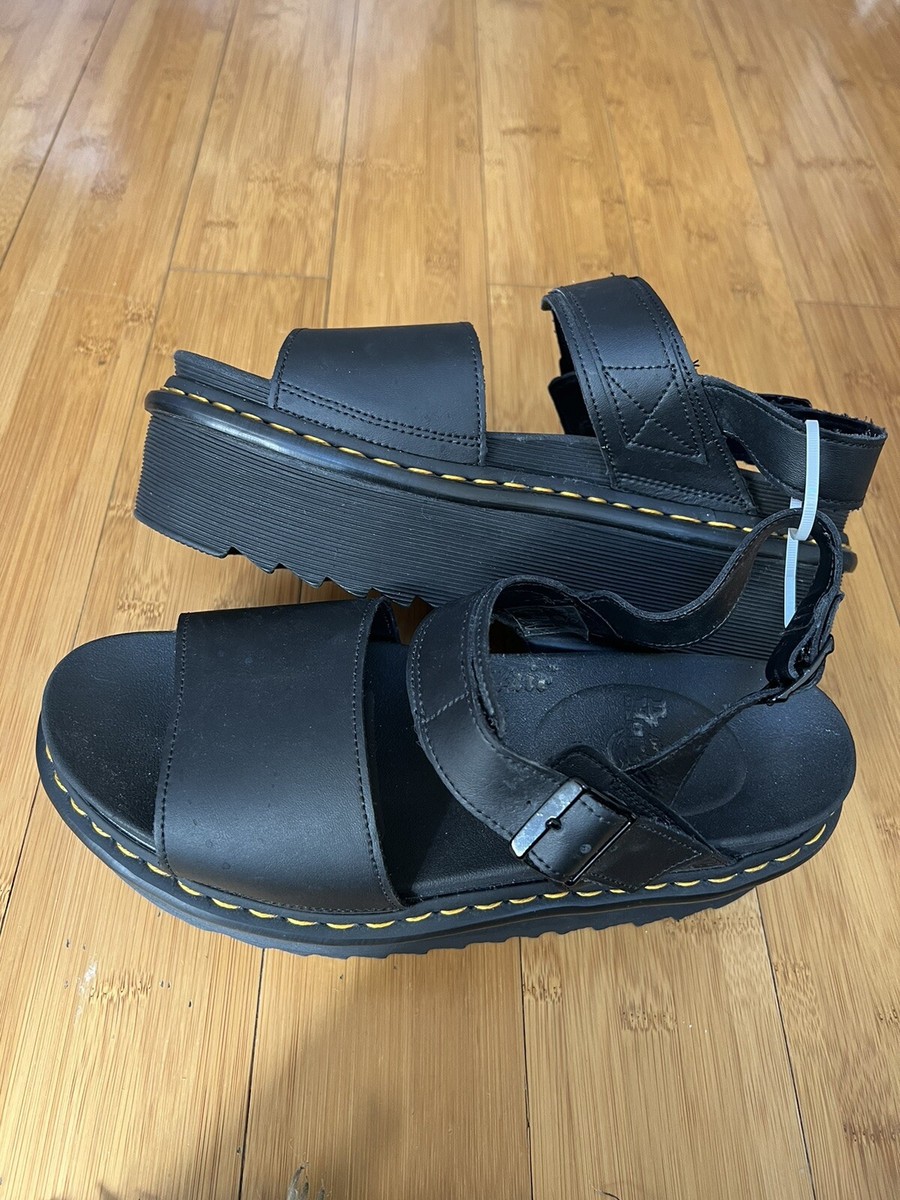 Women's Shoes Dr. Martens VOSS QUAD Leather Platform Sandals