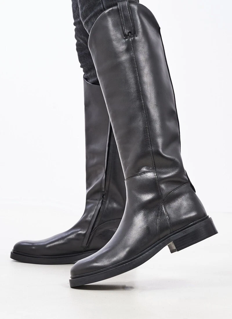 Sam Edelman Women Black Leather Fable Tall Boots 5
