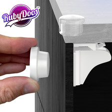 10 Magnetic Child Locks For Kitchen Cupboards 2 Keys + 4 Free Corner Protectors
