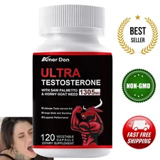 Male Test Enhancing Pills Boost Muscle Growth, Energy Supplement 120 Capsules