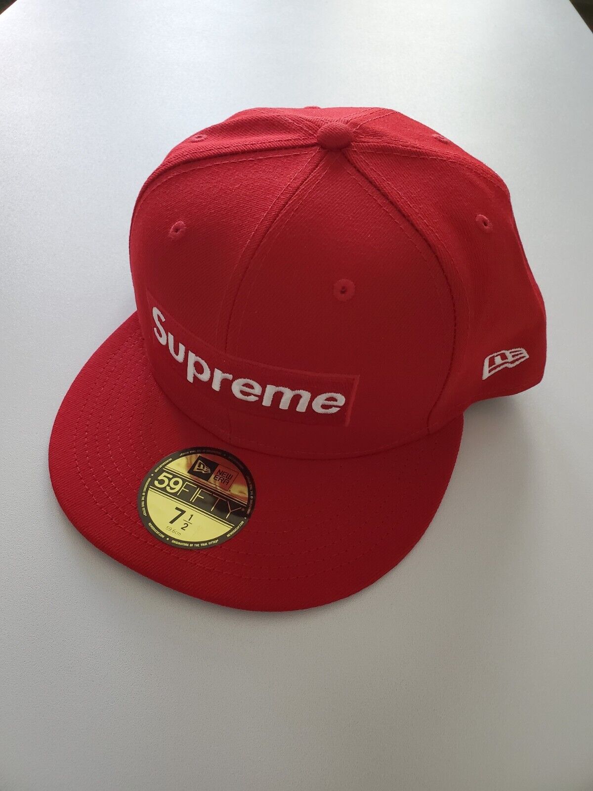 Buy Supreme x New Era Champions Box Logo Hat 'Red' - SS21H30 RED