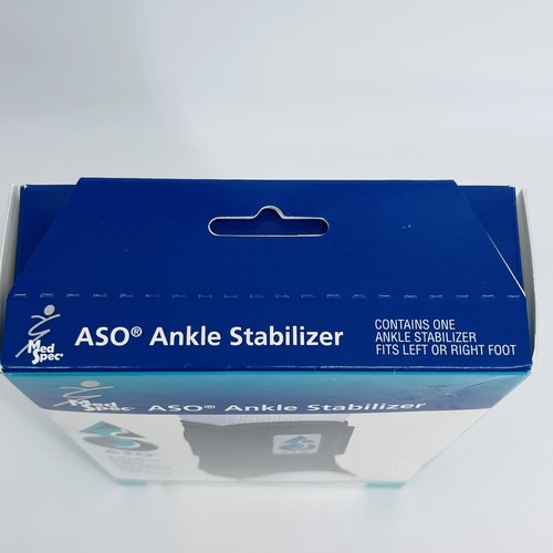 ESTABILIZADOR DE TOBILLO MED SPEC ASO MEDIANO NEGRO #264014 PIES SOPORTE MÉDICO-NUEVO - Imagen 6 de 11