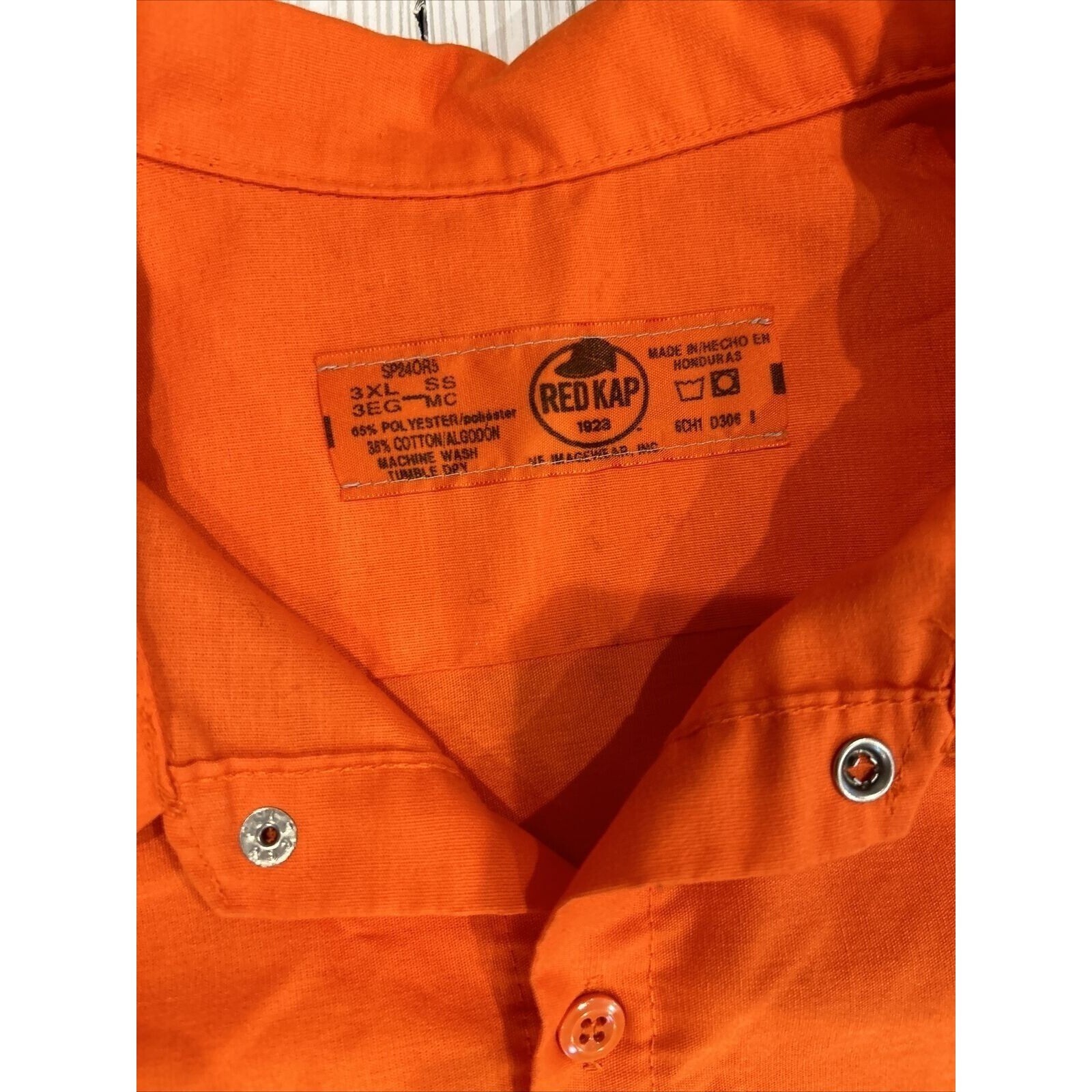 Red Kap Shirt Mens 3XL Pocket Utility Workwear Industrial Uniform Streetwear