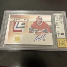 2009-10 The Cup Signature Patches Carey Price Patch Relic Autograph Auto 74/75