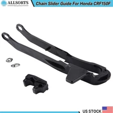 Chain Slider Guide Swingarm Protector Kit For Honda CRF CRF150F CRF230F Black