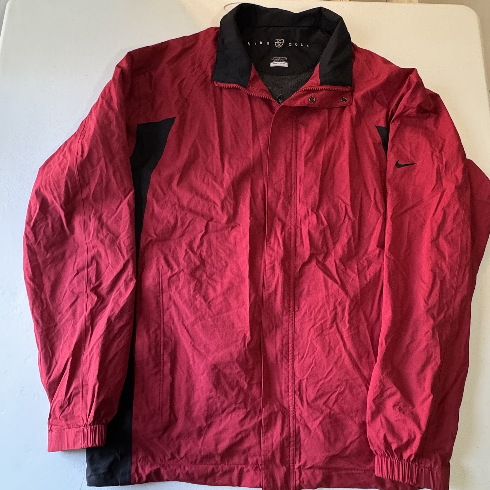 SACAI X NIKE Pantalone plissettato verde oliva uomo 34x30 nonno core ufficio Van Heu