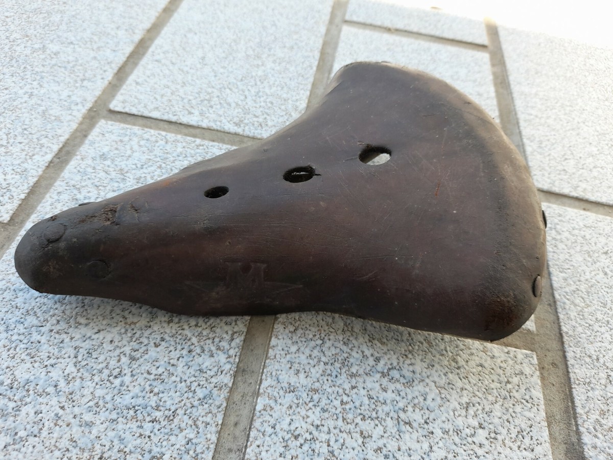 Selle Vélo Ville Vintage MOTOBÉCANE - Noir - Collection / Restauration - Équipements vélos