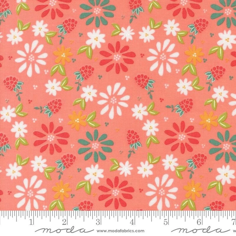RASPBERRY SUMMER  by Sherri & Chelsi for Moda Fabrics colorful 12 fat quarters - Image 2 of 4