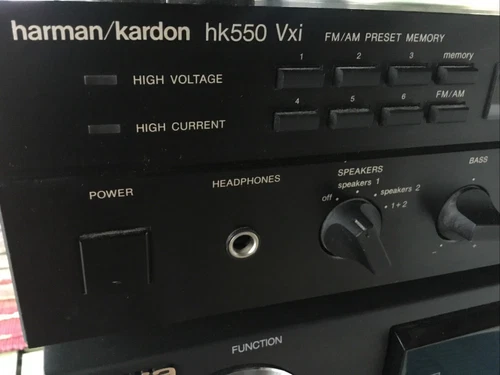 Harmon Kardon hk550 Vxi Stereo Receiver Component Amp Surround Sound Theater